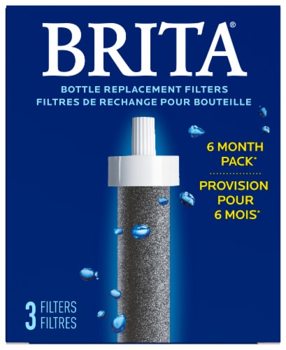 Brita BPA-Free Water Bottle Replacement Filters Perspective: front