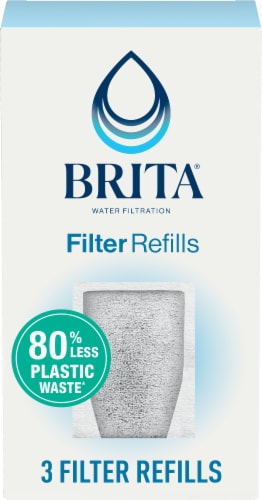 Brita Refillable Water Filtration System Filter Refills Perspective: front