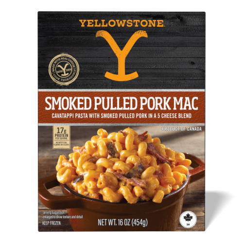 Yellowstone™ Cheesy Pulled Pork Mac Perspective: front