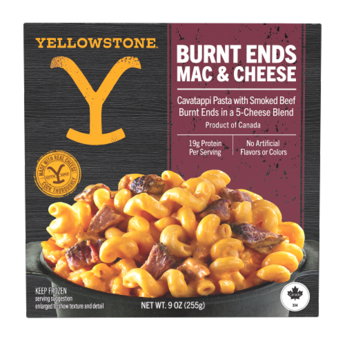 Yellowstone Burnt Ends Mac & Cheese Perspective: front