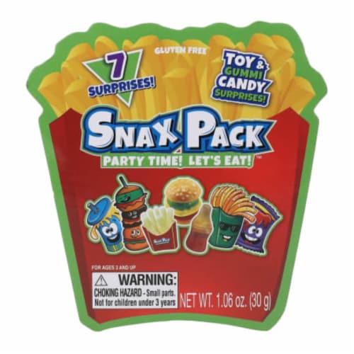Snax Pack Candy and Toy Perspective: front