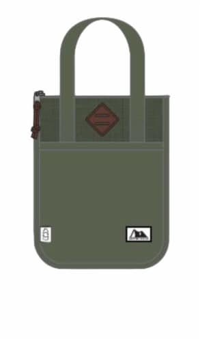 Arctic Zone Eco To Go Tote - Bronze Green Perspective: front