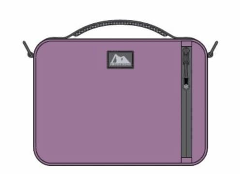 Arctic Zone Fridge Cold Crystal Lunch Box - Pale Pansy Purple Perspective: front