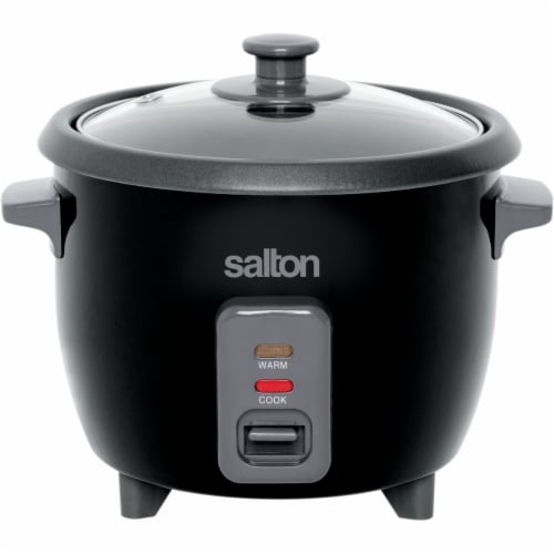Salton 6-Cup Automatic Rice Cooker RC1653 Perspective: front