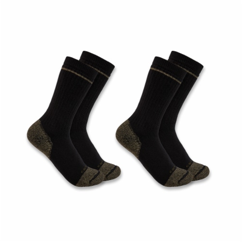 Carhartt Men's XL Steel Toe Boot Socks - Black Perspective: front