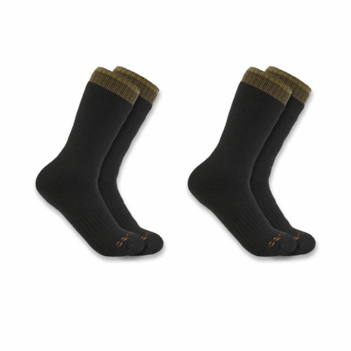 Carhartt® Heavyweight Large Crew Sock Pack - Black Perspective: front