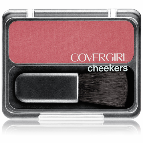 COVERGIRL Cheekers Blendable Powder Blush Rock 'n Rose, .12 oz (packaging may Perspective: front