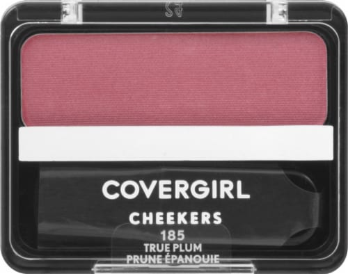 CoverGirl Cheekers Blush, True Plum 185, 0.12 Ounce Perspective: front