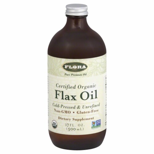 Flora Organic Flax Oil Dietary Supplement, 17 fl oz - Harris Teeter