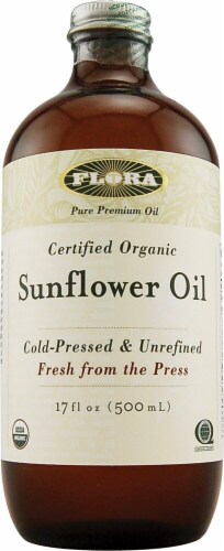 Flora Organic Sunflower Oil Perspective: front