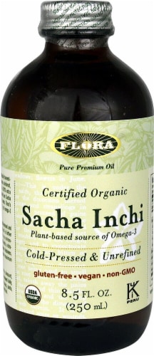 Flora  Sacha Inchi Liquid Perspective: front