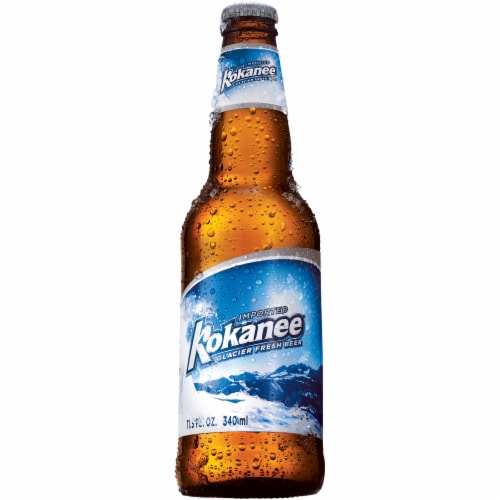 Kokanee Imported Glacier Fresh Beer Perspective: front