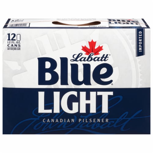 Labatt® Blue® Light Canadian Pilsener Perspective: front