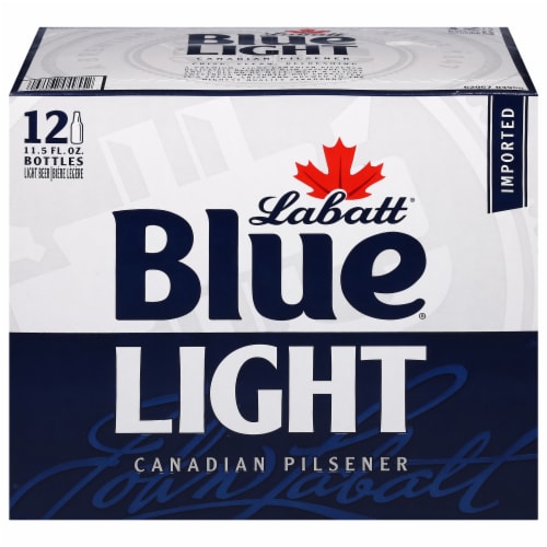 Labatt Blue Light Canadian Pilsner Perspective: front