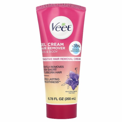 Veet 3-In-1 Legs & Body Gel Cream Hair Remover Perspective: front