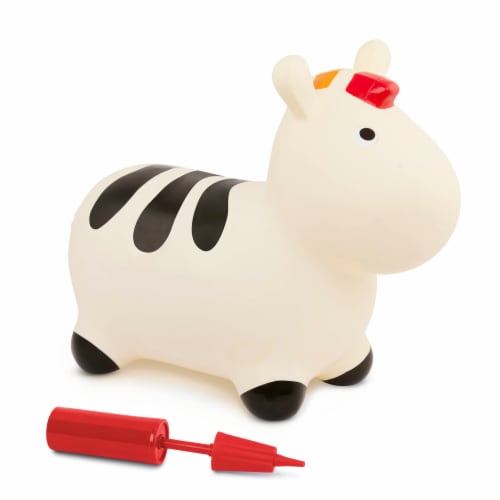Battat Inflatable Hoppin' Zebra Bouncer Perspective: front