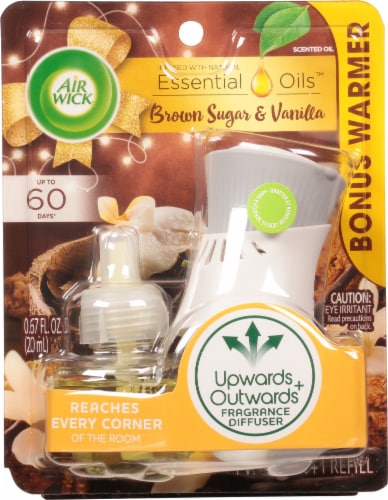 Air Wick® Brown Sugar & Vanilla Scented Oil Starter Kit Perspective: front