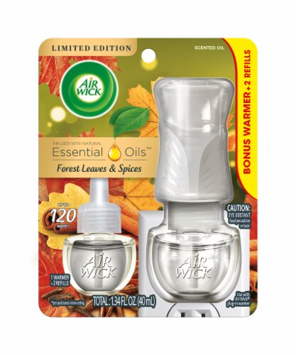 Air Wick Forest Leaves & Spices Air Freshener Perspective: front