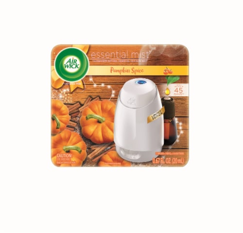 Air Wick Essential Mist Pumpkin Spice Diffuser Starter Kit Perspective: front
