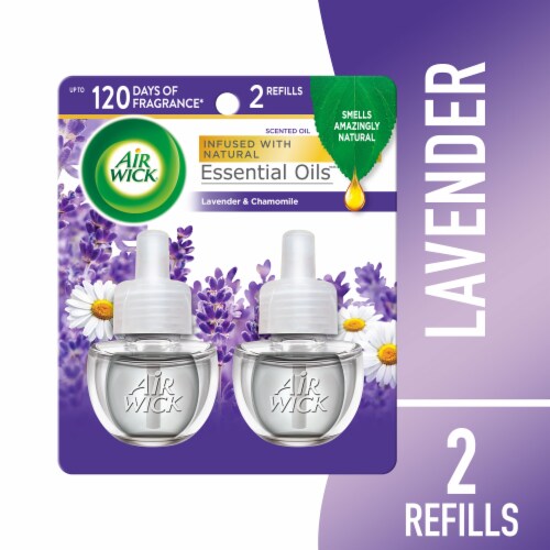 Air Wick Plug in Scented Oil Refill Lavender and Chamomile Air Freshener  Essential Oils, 2 ct - Harris Teeter