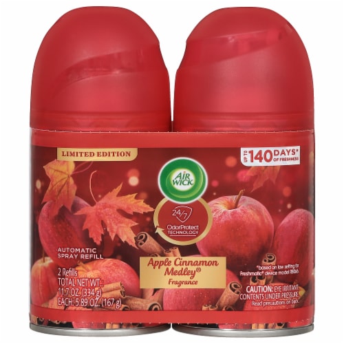 Air Wick Automatic Air Freshener Spray Refill Apple Cinnamon