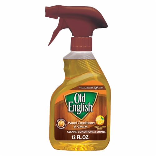 Old English® Lemon Scent Wood Cleaner and Polish Perspective: front