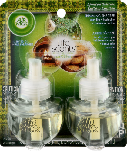 Air Wick Scented Oil Twin Refill Trimming The Tree Perspective: front