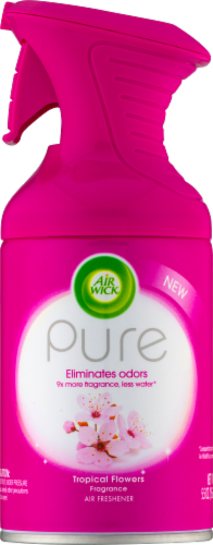 Air Wick Pure Tropical Flowers Aerosol Air Freshener Perspective: front