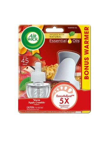 Air Wick Scented Oil Starr Kit Warm Apple Crumble Perspective: front