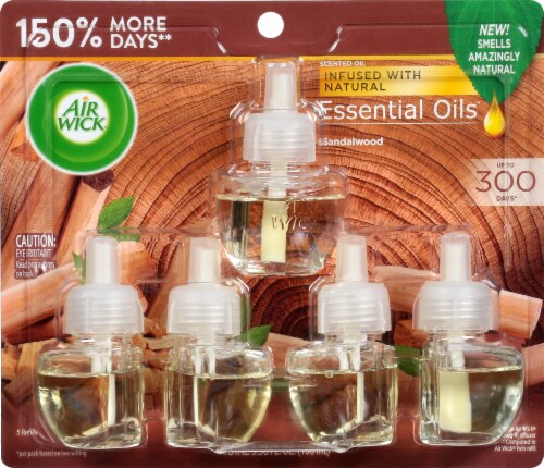Air Wick Sandalwood Plug-In Scented Oil Refills Perspective: front