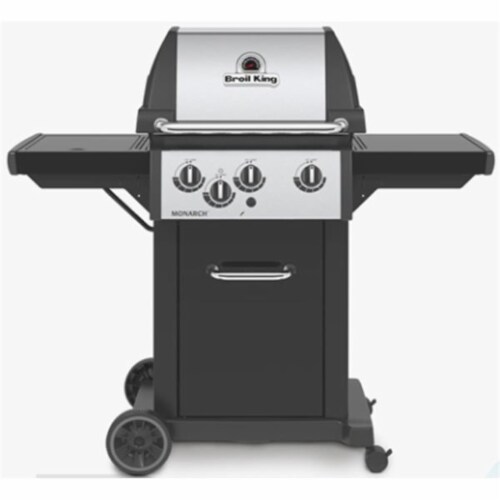 Onward 834264 340 Liquid Propane Monarch Gas Grill with Side Burner Perspective: front