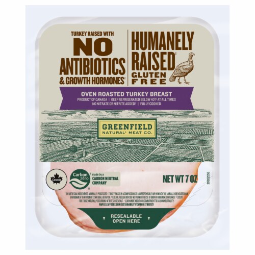 Greenfield Natural Meat Co. Oven Roasted Turkey Breast Perspective: front