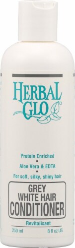 Herbal Glo Grey White Hair Conditioner Perspective: front