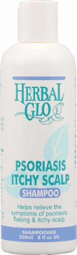 Herbal Glo Psoriasis & Itchy Scalp Shampoo Perspective: front