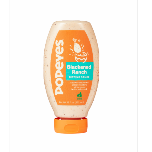 Popeyes® Blackened Ranch Dipping Sauce Perspective: front