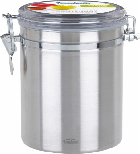 Trudeau Stainless Steel Canister Perspective: front