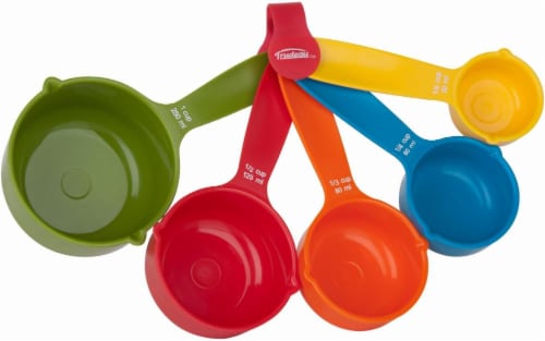 Trudeau Measuring Cups - 5 Piece - Multi-Color Perspective: front