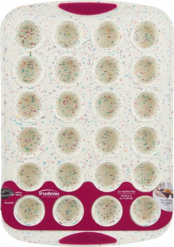 Trudeau Confetti Silicone Muffin Pan 12-Cup