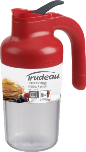Trudeau Syrup Dispenser - Paprika Perspective: front