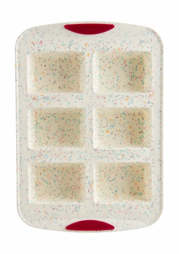 Trudeau Confetti Silicone 24 Count Mini Muffin Pan