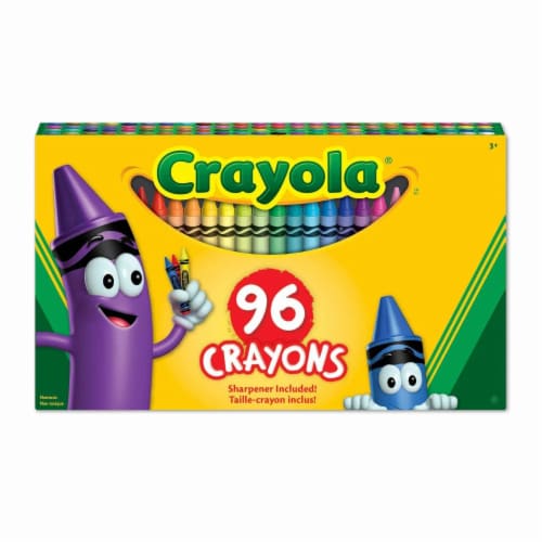 Crayola Box of 96 Crayons Perspective: front