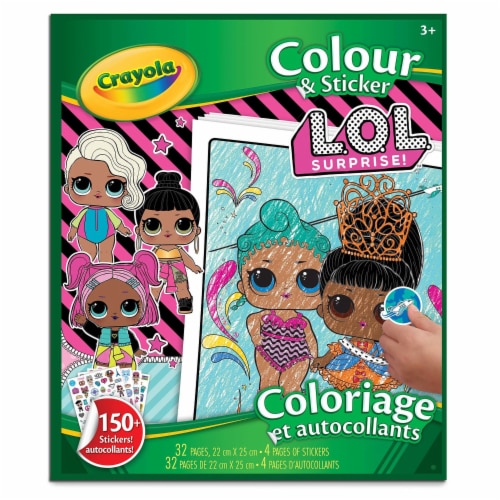 Crayola LOL Surprise Color Sticker Book 1 Harris Teeter