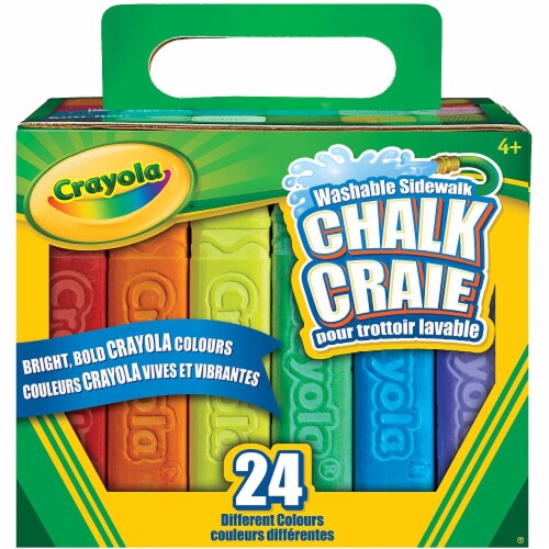  Crayola Washable Sidewalk Chalk, Assorted