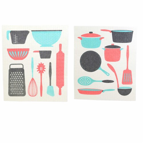 Swedish Dish Cloth Kitchen Utensils Dishcloths Eco-Friendly 84Asdab101, 1 -  Fry's Food Stores