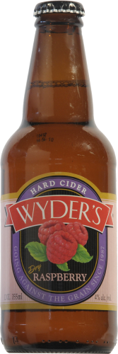 Wyder's Dry Raspberry Cider Perspective: front
