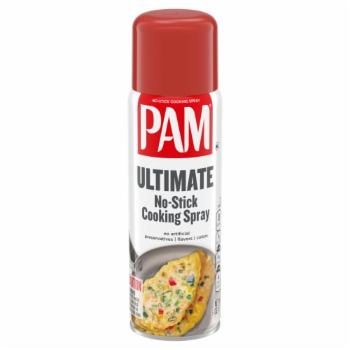PAM Ultimate No-Stick Cooking Spray Perspective: front