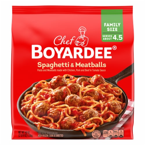 Chef Boyardee Spaghetti And Meatballs Skillet Meal Perspective: front