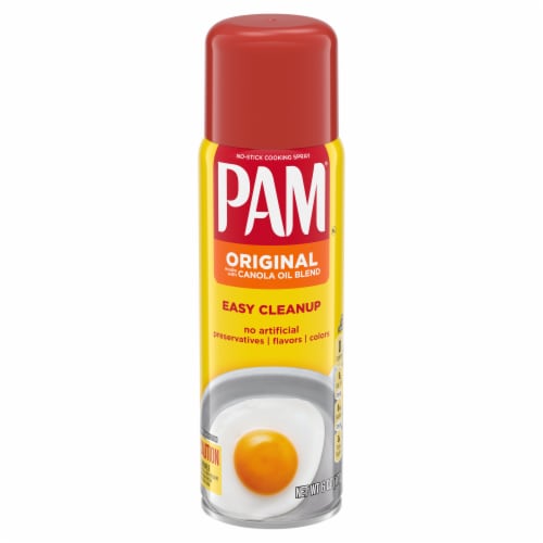 Pam Original Canola Oil No-Stick Cooking Spray Perspective: front