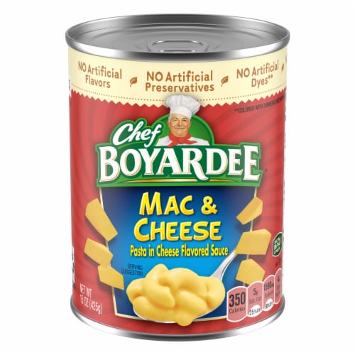 Chef Boyardee Mac And Cheese Perspective: front
