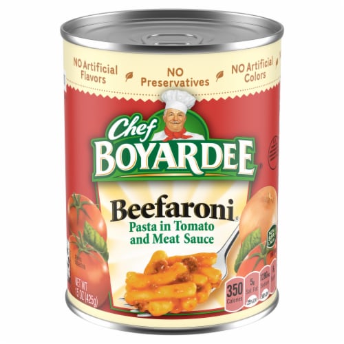 Chef Boyardee Beefaroni Microwave Pasta Perspective: front